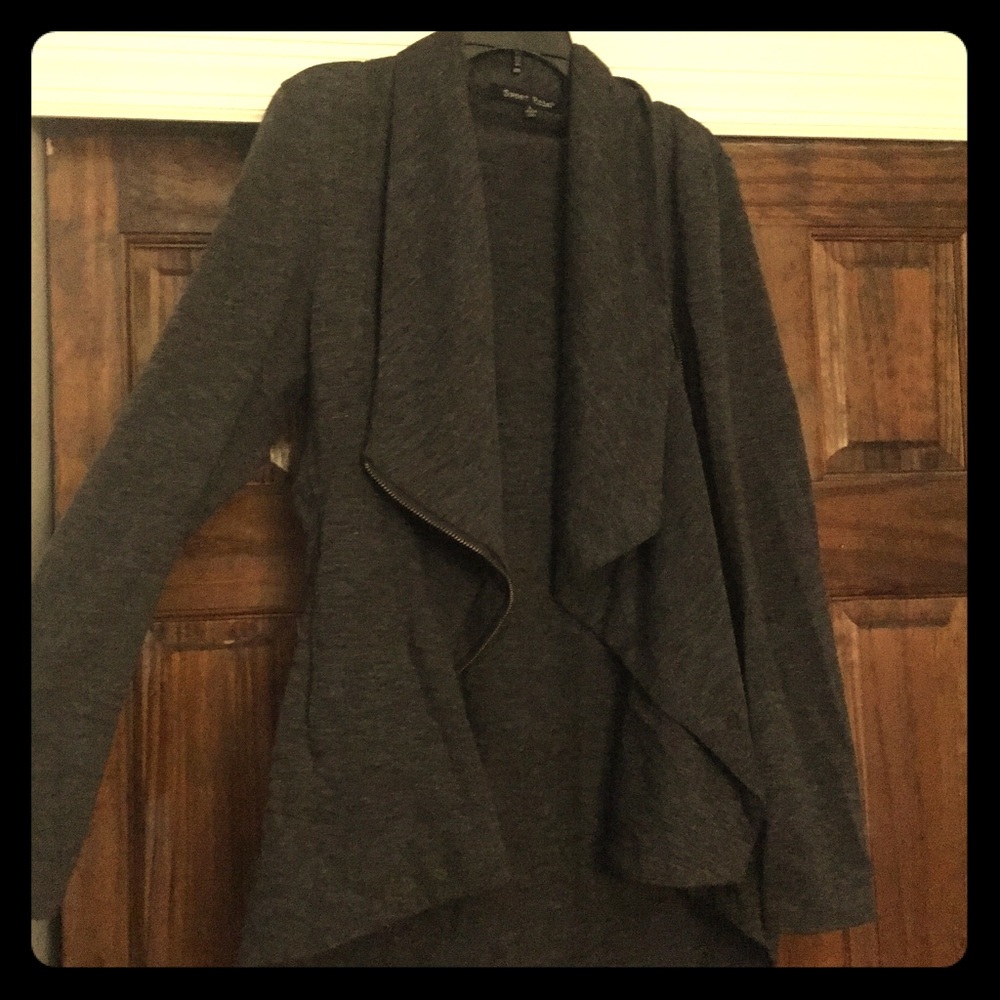 Asymmetrical Zip-up Sweater